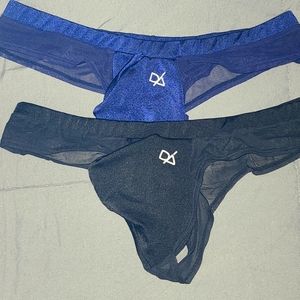 2 pair daniel Alexander mesh thongs